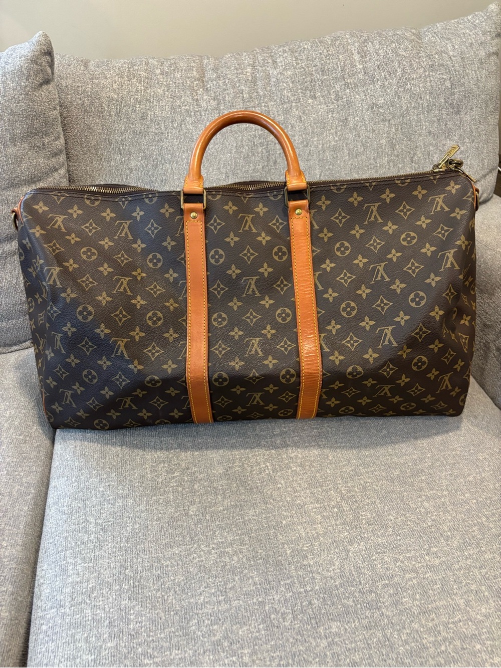Louis Vuitton Keepall Bandolier 55 Monogram - Picture 9 of 13
